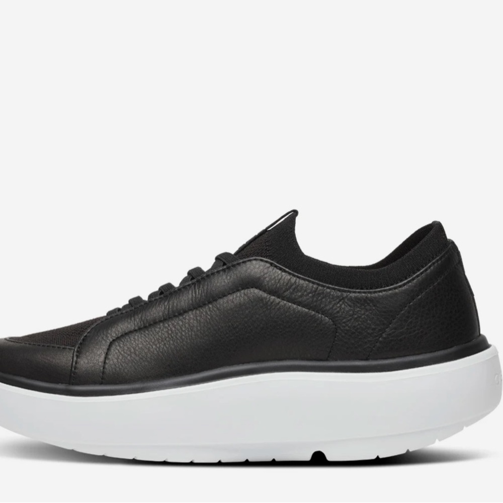 Men's Oofos OOmg+ Club Shoes Black/White Size 10 NWB Free Shipping 💎 - Picture 3 of 6